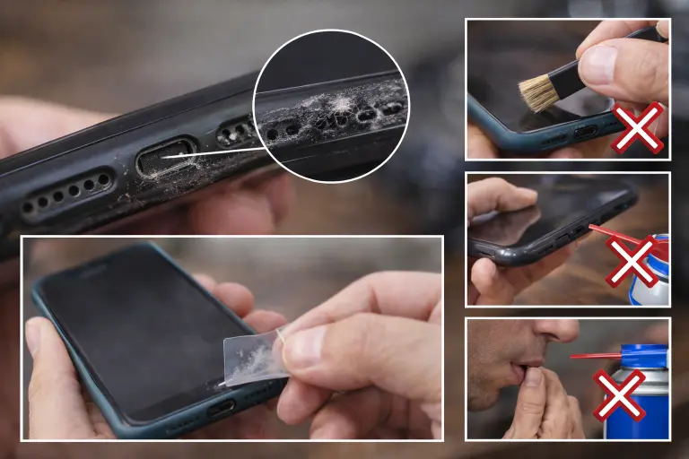 Cleaning your smartphone's speaker grille