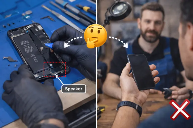Smartphone speaker repair options explained