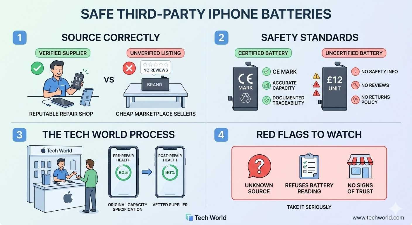 Third-Party iPhone Batteries Safe and Reliable