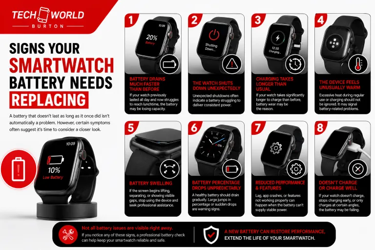 Signs Your Smartwatch Battery Needs Replacing
