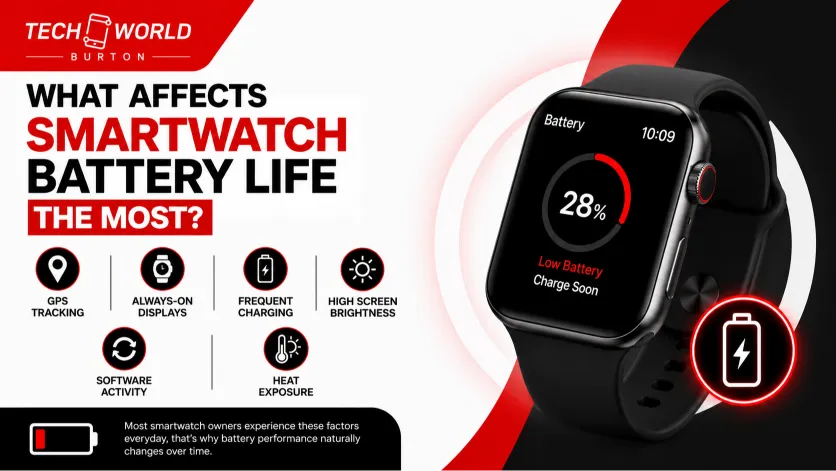 What Affects Smartwatch Battery Life the Most
